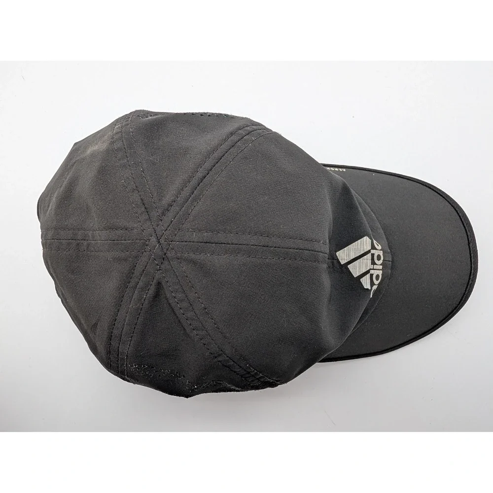 Adidas Aeroready Running Hat Black Reflective Adjustable Training Cap RN 90288